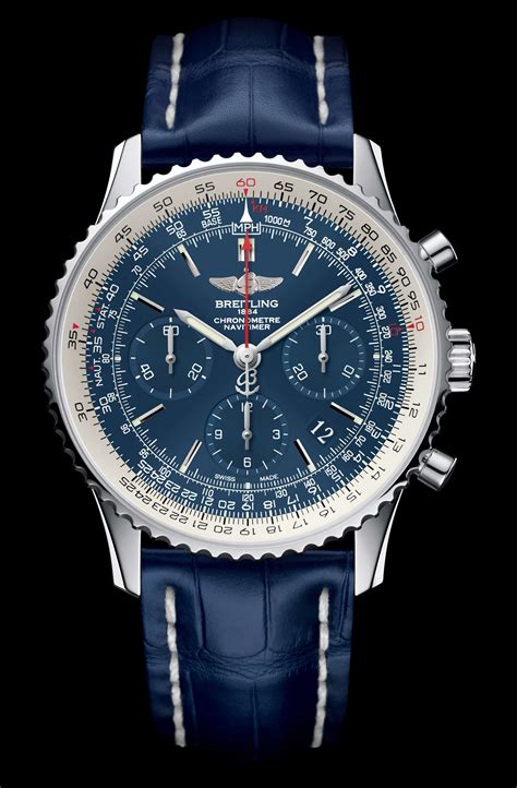 Navitimer blue chronograph